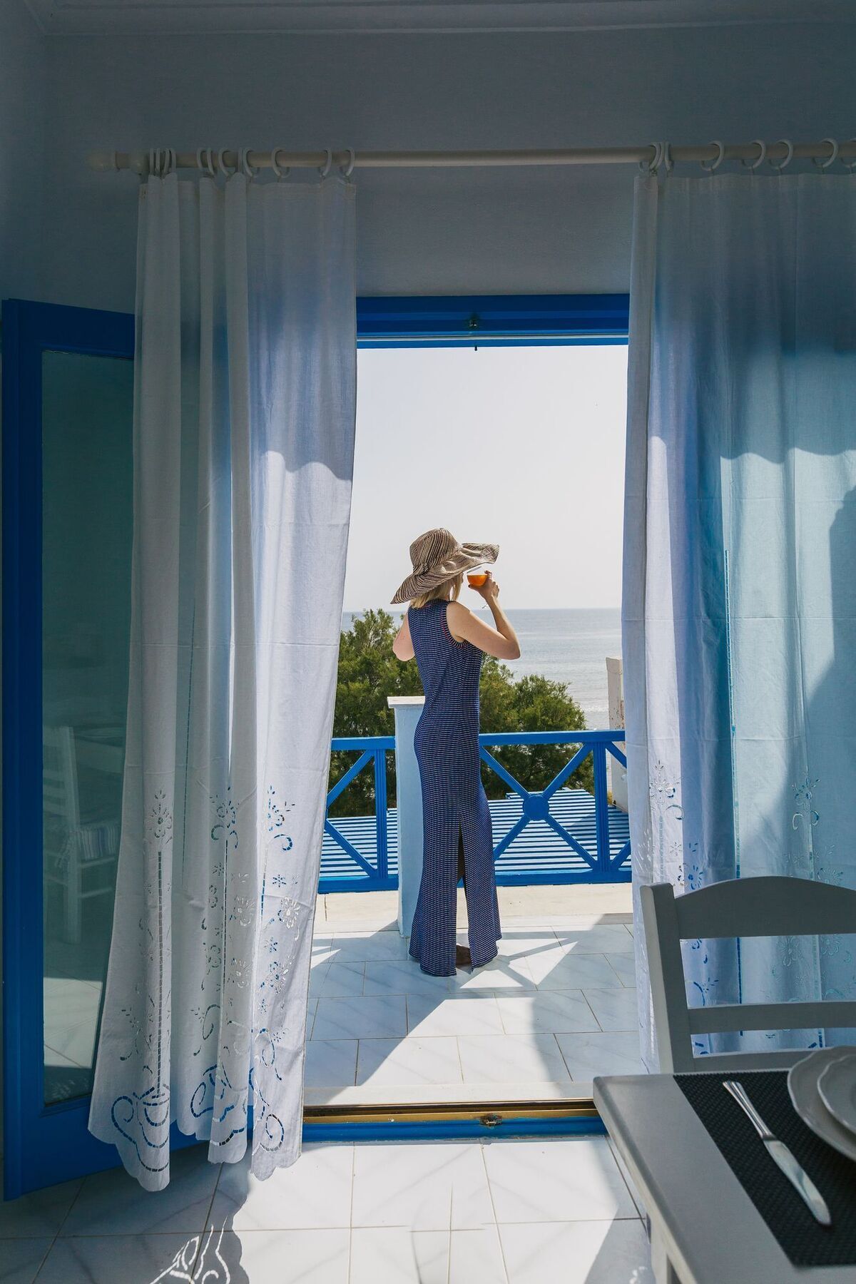 Geomare Beach House Monolithos Eksteriør bilde